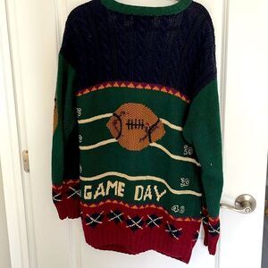 Vintage Football Field Gameday Cardigan Toggle Closures Unisex Men’s M
Women XL